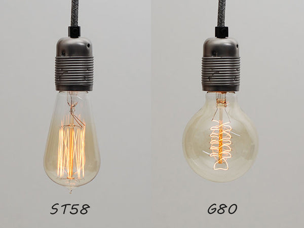 Plug-in Pendant | Twisted Fabric Cable | Antarctic Grey - Vendimia Lighting Co.
