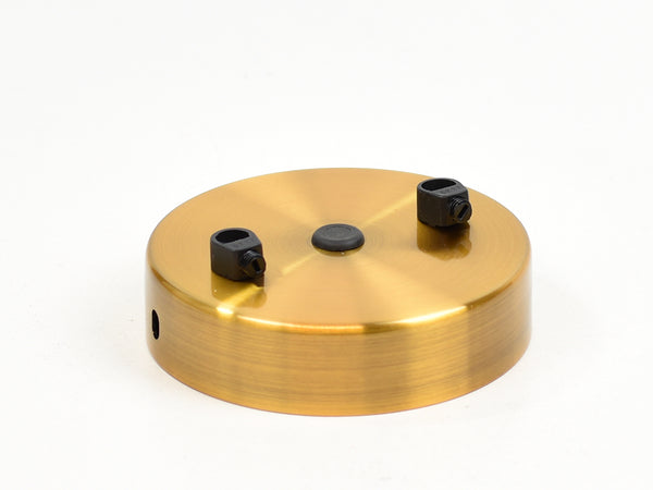 Steel Ceiling Rose | Multi Outlet | Bronze Satin - Vendimia Lighting Co.