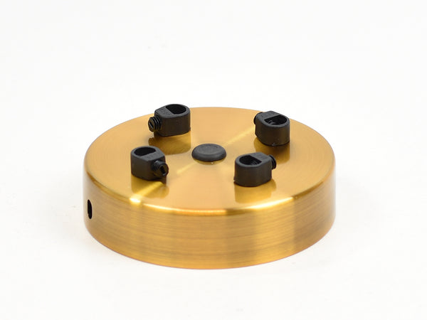 Steel Ceiling Rose | Multi Outlet | Bronze Satin - Vendimia Lighting Co.