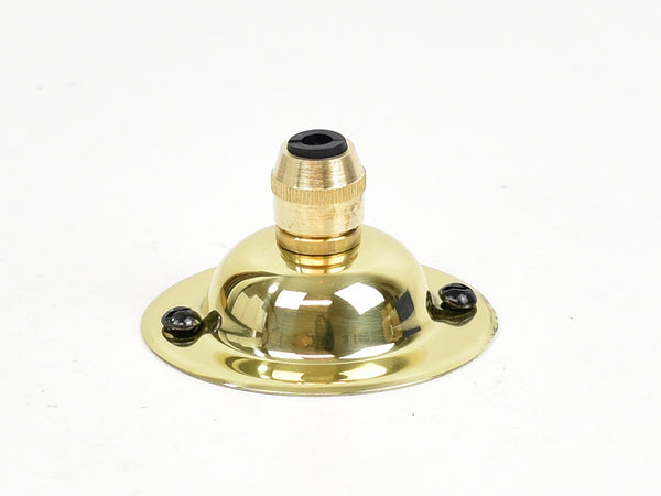 Steel Ceiling Rose | Dome | Gold Chrome - Vendimia Lighting Co.