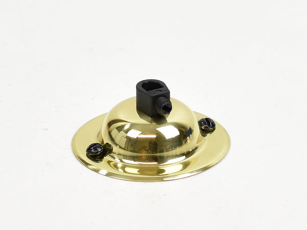 Steel Ceiling Rose | Dome | Gold Chrome - Vendimia Lighting Co.