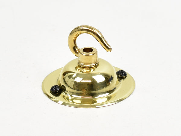 Steel Ceiling Rose | Dome | Gold Chrome - Vendimia Lighting Co.