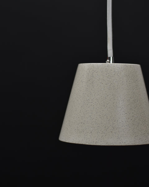 Ceiling Pendant | Concrete Small | White Sandstone - Vendimia Lighting Co.