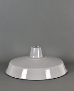 Enamel Shade | XL Industrial | Beige Grey - Vendimia Lighting Co.