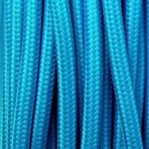 Fabric Cable | Round | Teal Blue - Vendimia Lighting Co.
