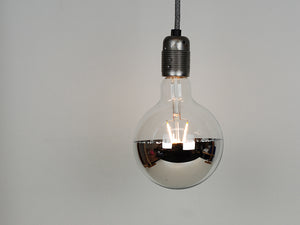 LED Vintage Filament Bulb | Mirrored G125 | Squirrel Cage - Vendimia Lighting Co.