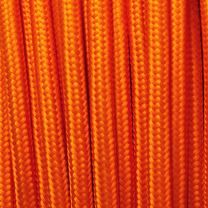 Fabric Cable | Round | Shocking Orange - Vendimia Lighting Co.