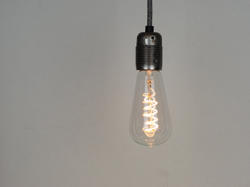 LED Vintage Filament Bulb | ST64 | Spiral - Vendimia Lighting Co.