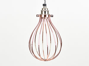Cage Shade | Balloon | Polished Copper - Vendimia Lighting Co.