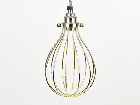 Cage Shade | Balloon | Pure Gold - Vendimia Lighting Co.