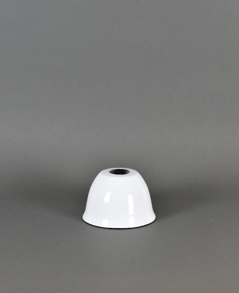 Enamel Shade | Bell | Brilliant White - Vendimia Lighting Co.