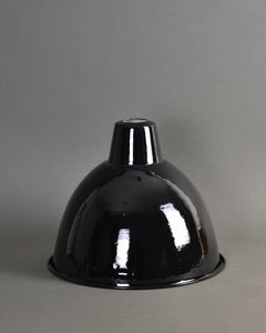 Enamel Shade | Large Dome | Black - Vendimia Lighting Co.
