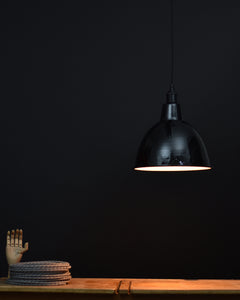 Ceiling Pendant | Large Dome | Black - Vendimia Lighting Co.