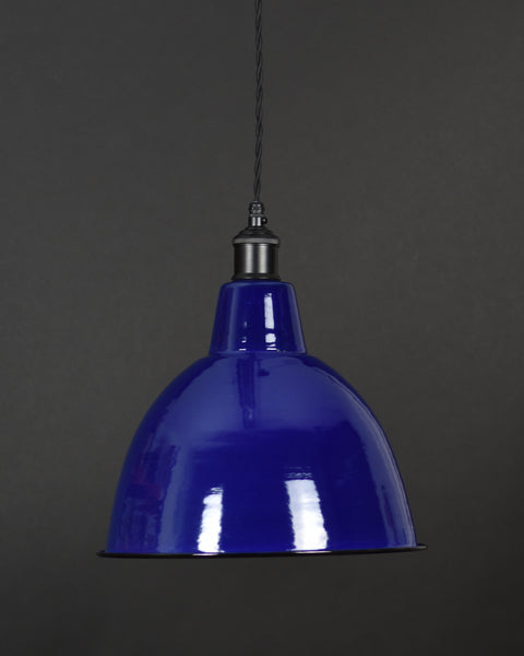 Ceiling Pendant | Large Dome | Ocean Blue - Vendimia Lighting Co.