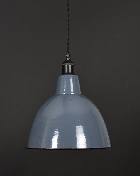 Ceiling Pendant | Large Dome | Dark Grey - Vendimia Lighting Co.