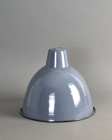 Enamel Shade | Large Dome | Dark Grey - Vendimia Lighting Co.