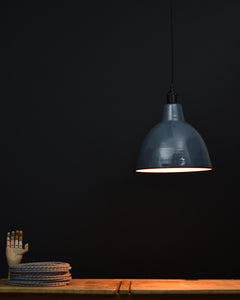 Ceiling Pendant | Large Dome | Dark Grey - Vendimia Lighting Co.