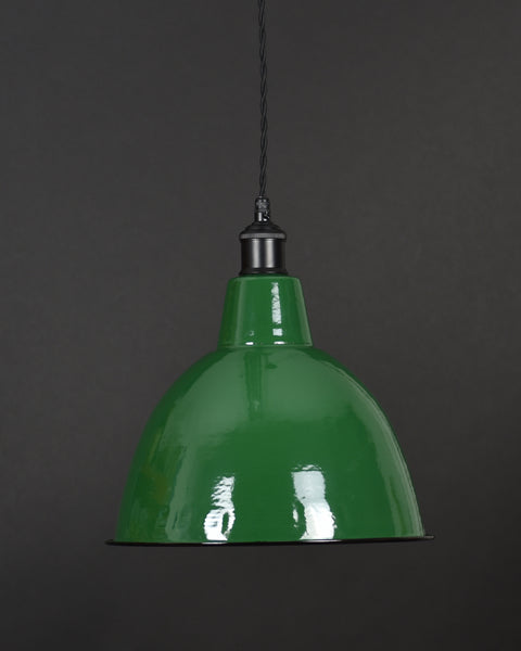 Ceiling Pendant | Large Dome | Classic Green - Vendimia Lighting Co.