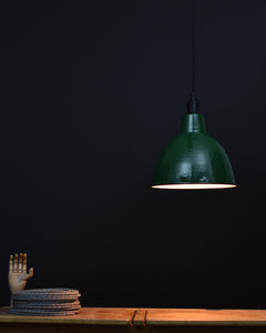 Ceiling Pendant | Large Dome | Classic Green - Vendimia Lighting Co.