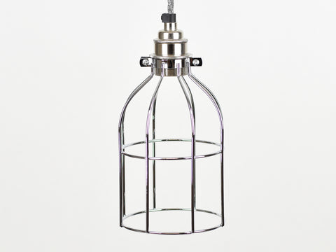 Cage Shade | Bird Cage | Polished Silver - Vendimia Lighting Co.