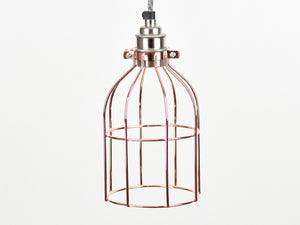 Cage Shade | Bird Cage | Polished Copper - Vendimia Lighting Co.
