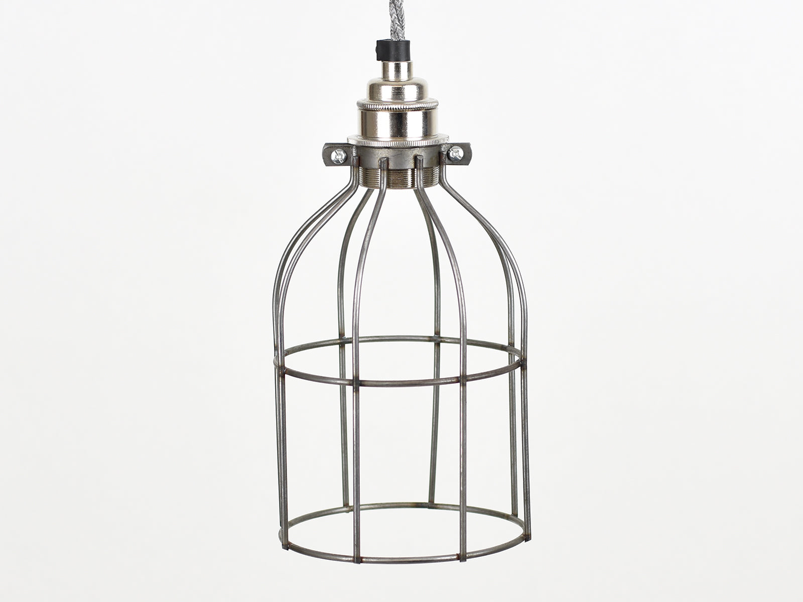 Cage Shade | Bird Cage | Raw Steel - Vendimia Lighting Co.