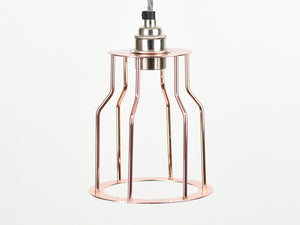 Cage Shade | Bottleneck | Polished Copper - Vendimia Lighting Co.