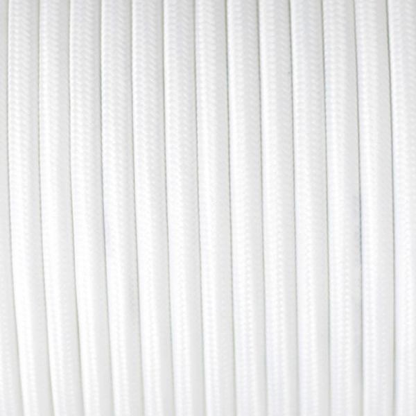 Fabric Cable | Round | Brilliant White - Vendimia Lighting Co.