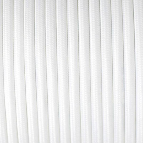Fabric Cable | Round | Brilliant White - Vendimia Lighting Co.