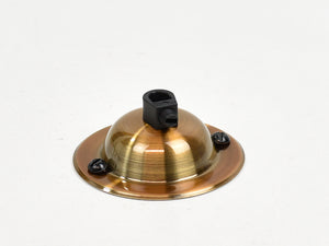 Steel Ceiling Rose | Dome | Metallic Bronze - Vendimia Lighting Co.
