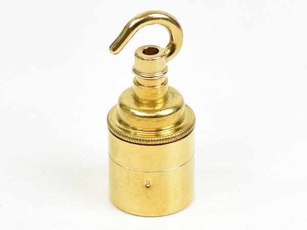 Brass Bulb Holder | Plain Skirt | Brass - Vendimia Lighting Co.