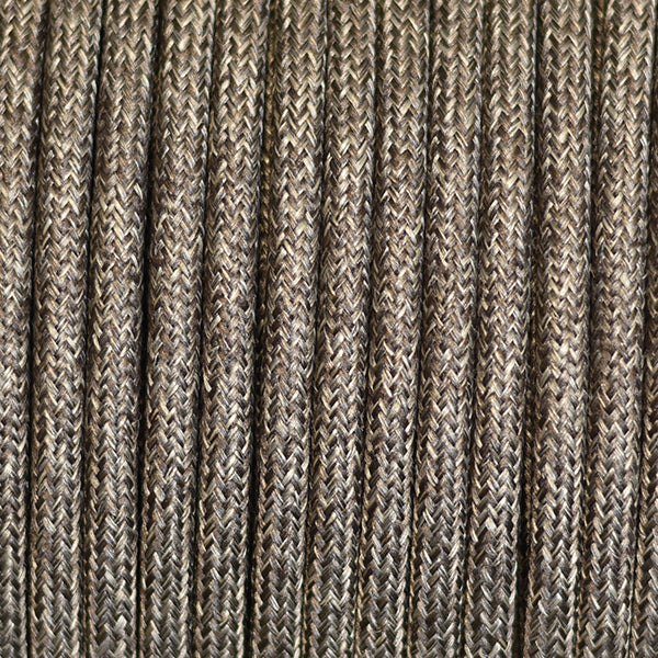 Fabric Cable | Round | Brown Tweed - Vendimia Lighting Co.