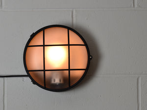 Wall Light | Round Bulkhead | Jet Black - Vendimia Lighting Co.