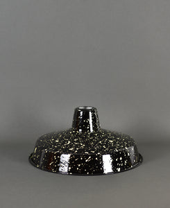 Enamel Shade | Industrial | Black & White - Vendimia Lighting Co.