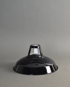 Enamel Shade | Industrial Open Top | Black - Vendimia Lighting Co.