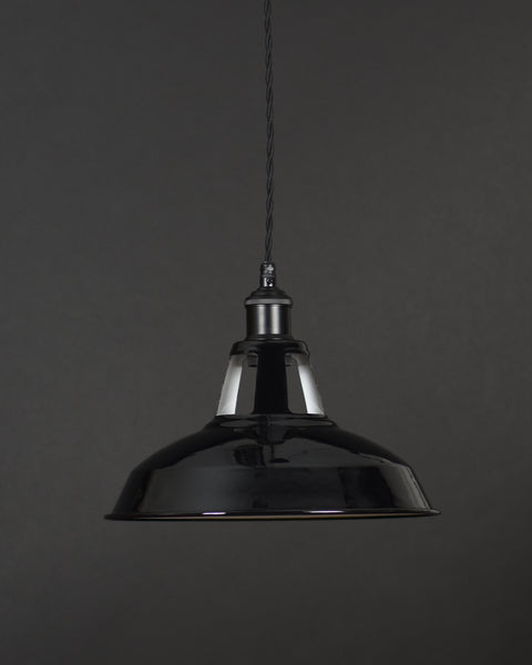 Ceiling Pendant | Industrial Open Top | Black - Vendimia Lighting Co.