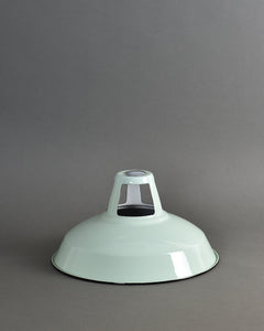 Enamel Shade | Industrial Open Top | Mint Green - Vendimia Lighting Co.