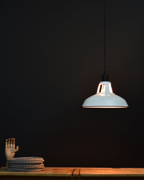 Ceiling Pendant | Industrial Open Top | White - Vendimia Lighting Co.