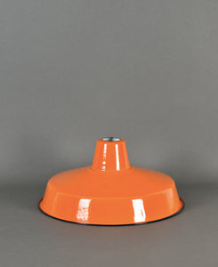 Enamel Shade | Industrial | Orange - Vendimia Lighting Co.
