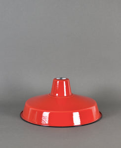 Enamel Shade | Industrial | Red - Vendimia Lighting Co.