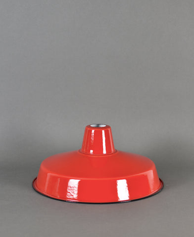 Enamel Shade | Industrial | Red - Vendimia Lighting Co.