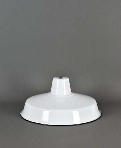 Enamel Shade | Industrial | Brilliant White - Vendimia Lighting Co.