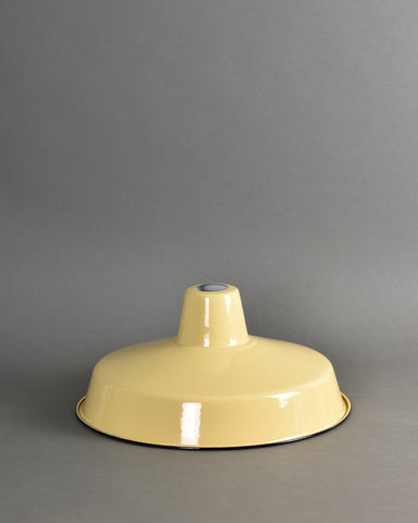 Enamel Shade | Industrial | Pale Yellow - Vendimia Lighting Co.
