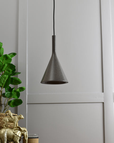 Ceiling Pendant | Concrete Modern | Black Sandstone - Vendimia Lighting Co.