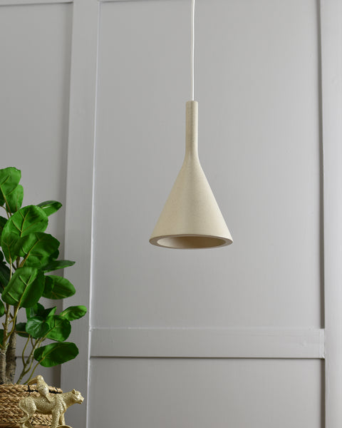 Ceiling Pendant | Concrete Modern | White Sandstone - Vendimia Lighting Co.