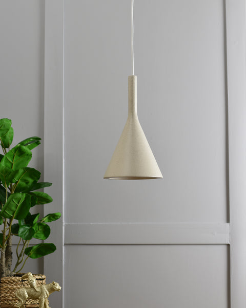 Ceiling Pendant | Concrete Modern | White Sandstone - Vendimia Lighting Co.