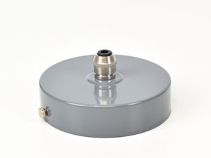 Steel Ceiling Rose | Single Outlet | Battleship Grey - Vendimia Lighting Co.