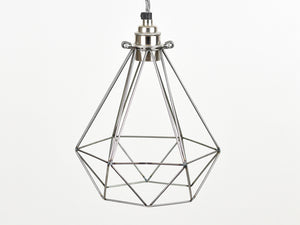 Cage Shade | Diamond | Raw Steel - Vendimia Lighting Co.