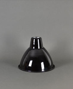 Enamel Shade | Dome | Jet Black - Vendimia Lighting Co.