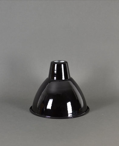 Enamel Shade | Dome | Jet Black - Vendimia Lighting Co.